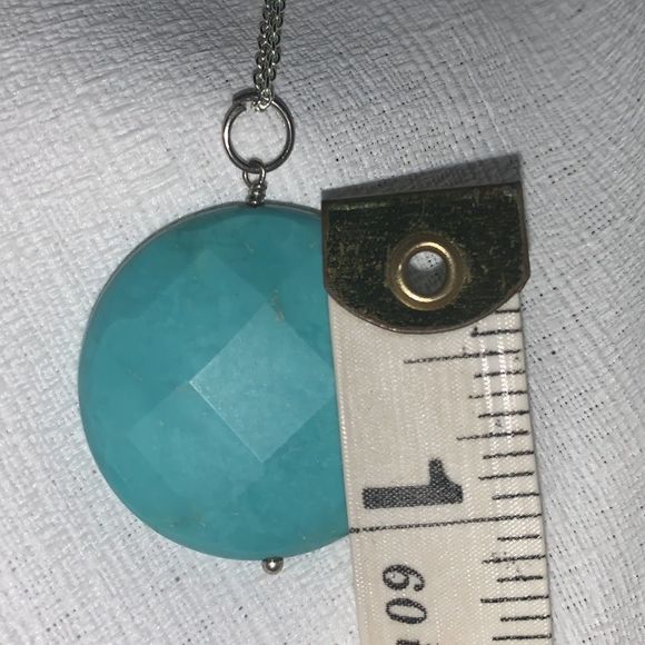 Turquoise pendant necklace. 18” - Picture 8 of 8